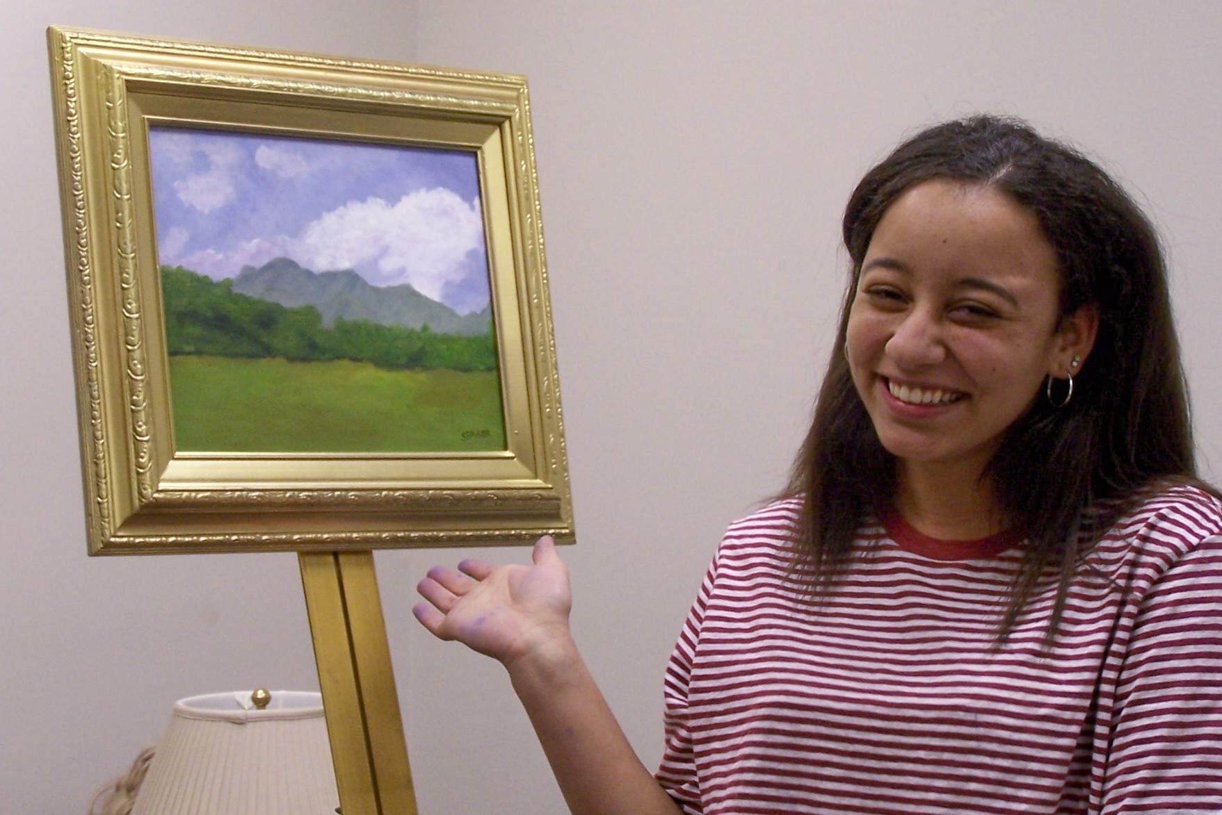 1757x1173 Shelly's First Painting! A Place For Learning - First Painting