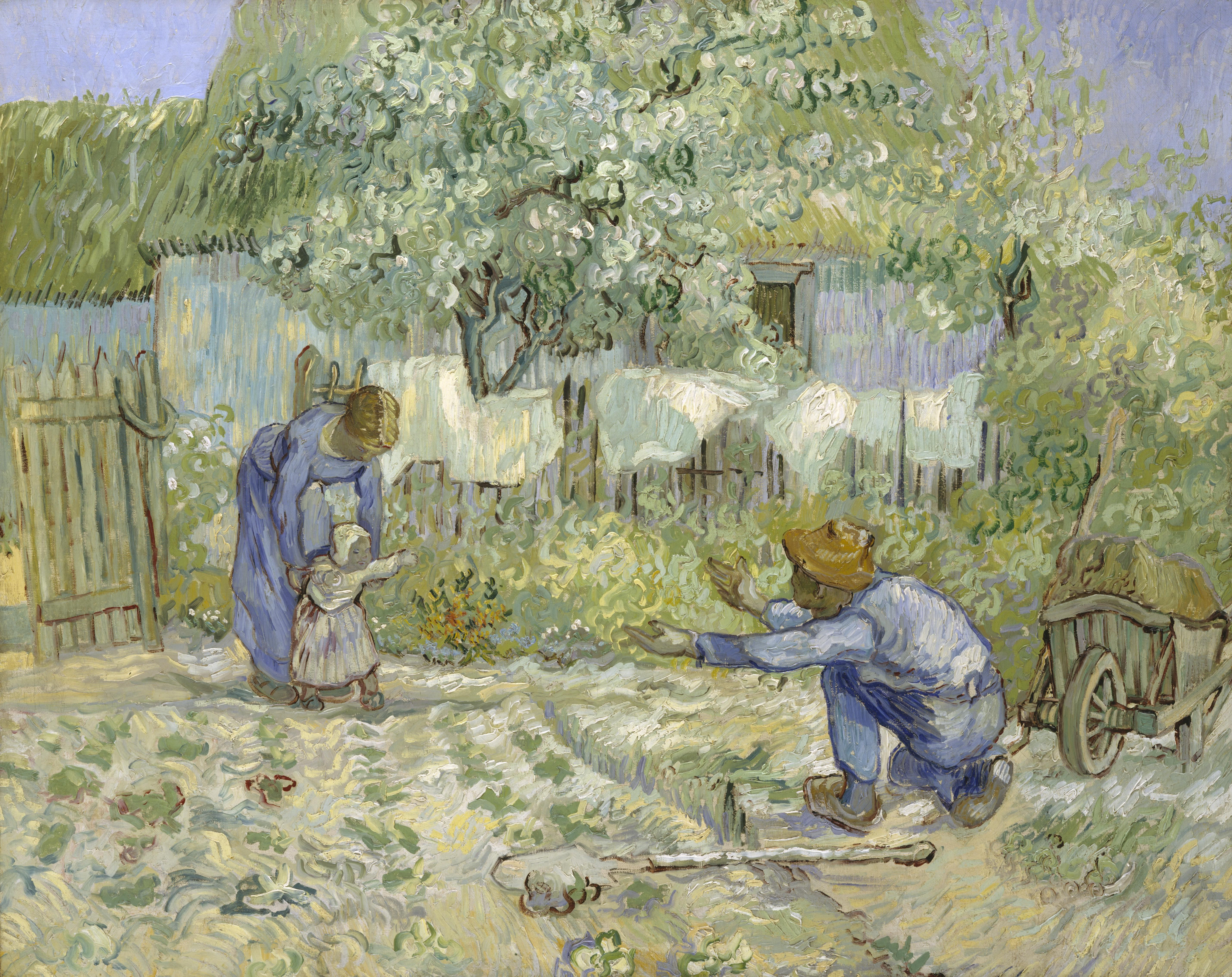 5712x4530 New Van Gogh Painting Van Gogh, First Steps. I'Ve Never Seen - First Steps Painting