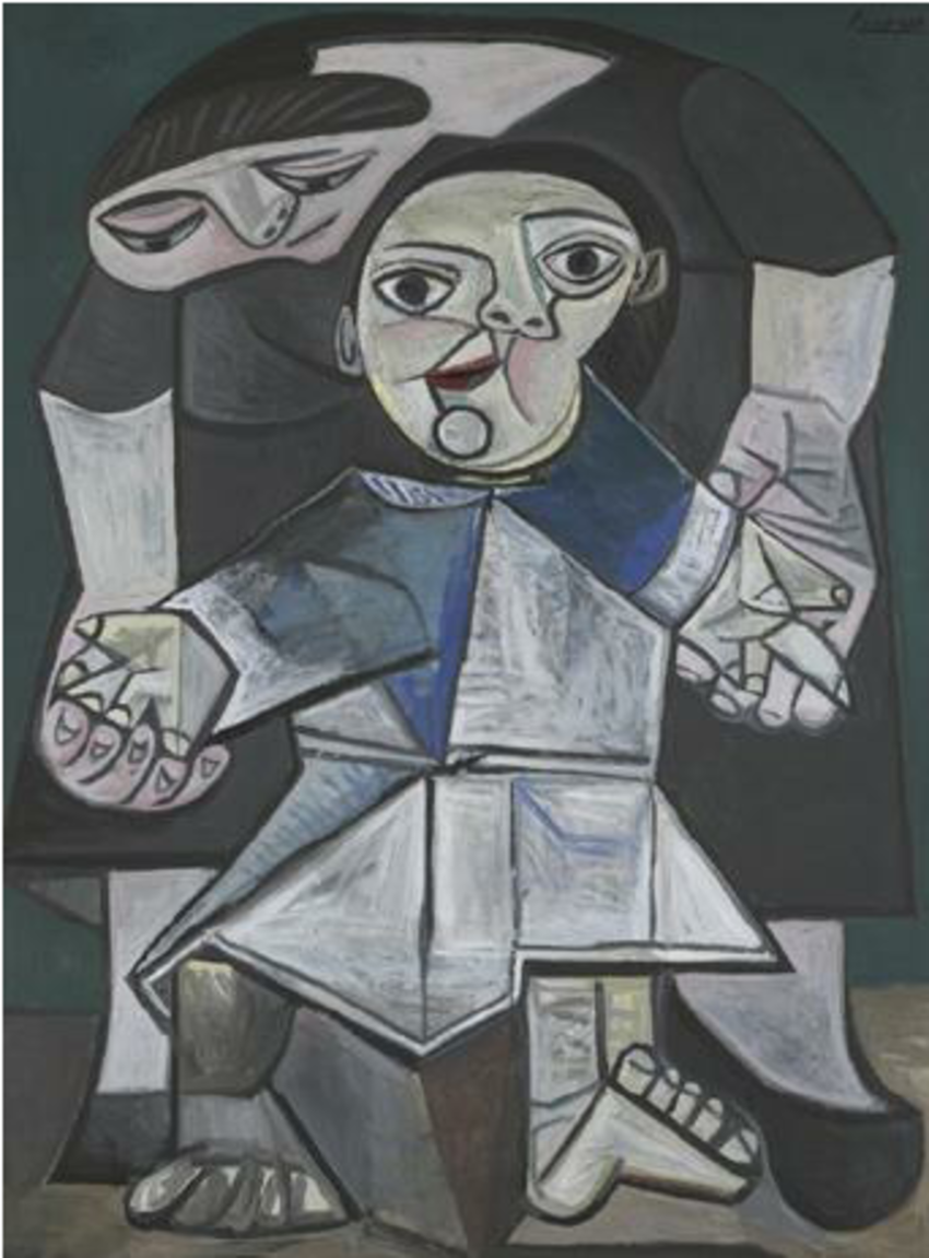 850x1151 Pablo Picasso 1948 Download Scientific Diagram - First Steps Painting