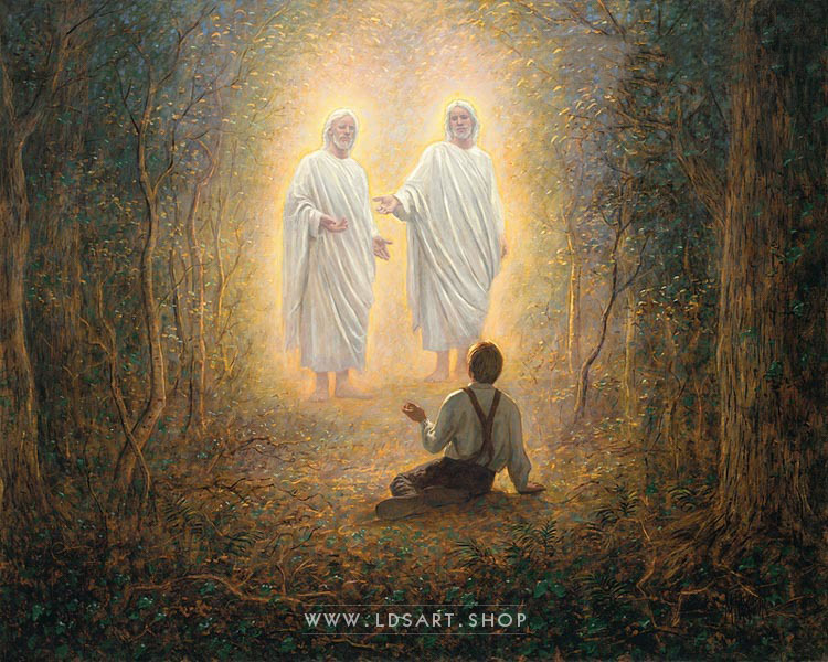 750x600 First Vision Painting By Jon Mcnaughton Lds Art Shop - First Vision Painting