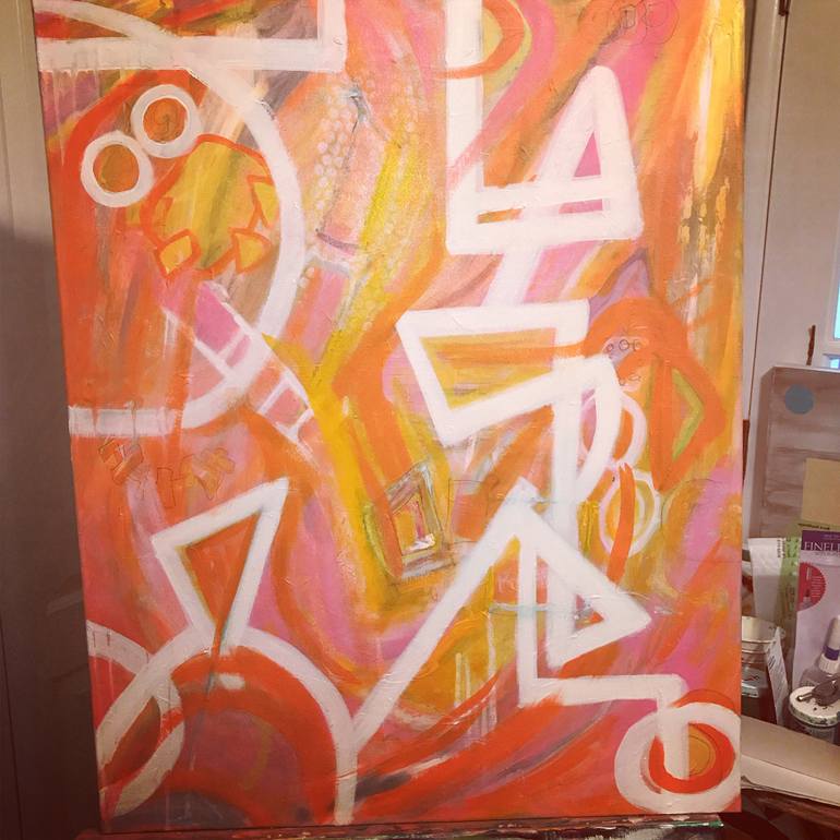 770x770 Saatchi Art Inside The Fish Bowl Painting By Karen Stein - Fish Bowl Painting