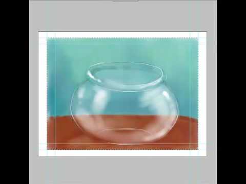 480x360 Speed Paint Of A Fish Bowl Photoshop Cs 3 - Fish Bowl Painting