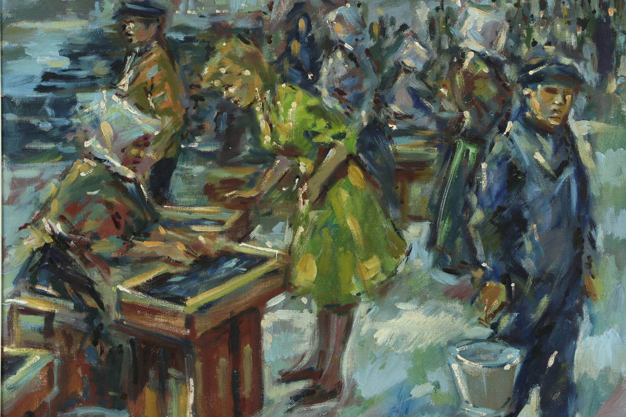 1280x853 Fish Market - Fish Market Painting