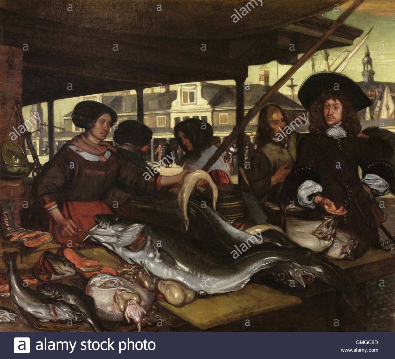 1300x1182 New Fish Market In Amsterdam, By Emanuel De Witte, 1655 92, Dutch - Fish Market Painting