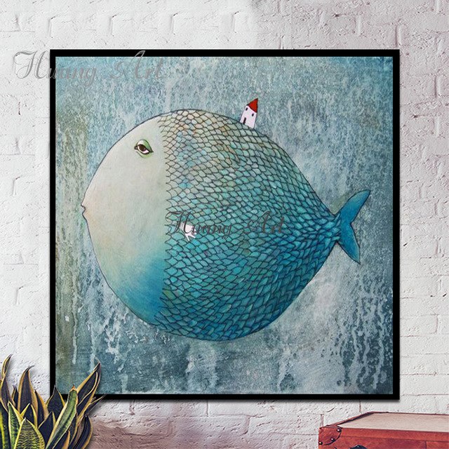 Fish Oil Painting at PaintingValley.com | Explore collection of Fish ...