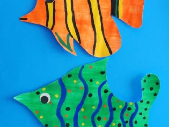 Fish Painting For Kids at PaintingValley.com | Explore collection of ...