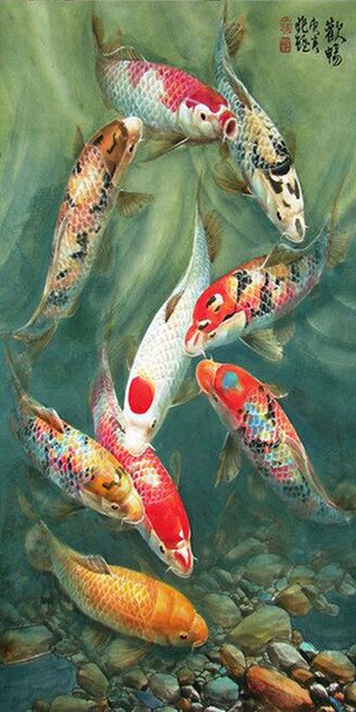 Fish Tank Painting at PaintingValley.com | Explore collection of Fish ...