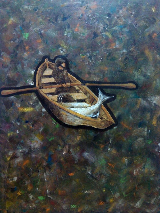 675x900 Fisher Painting By Musalino - Fisher Painting