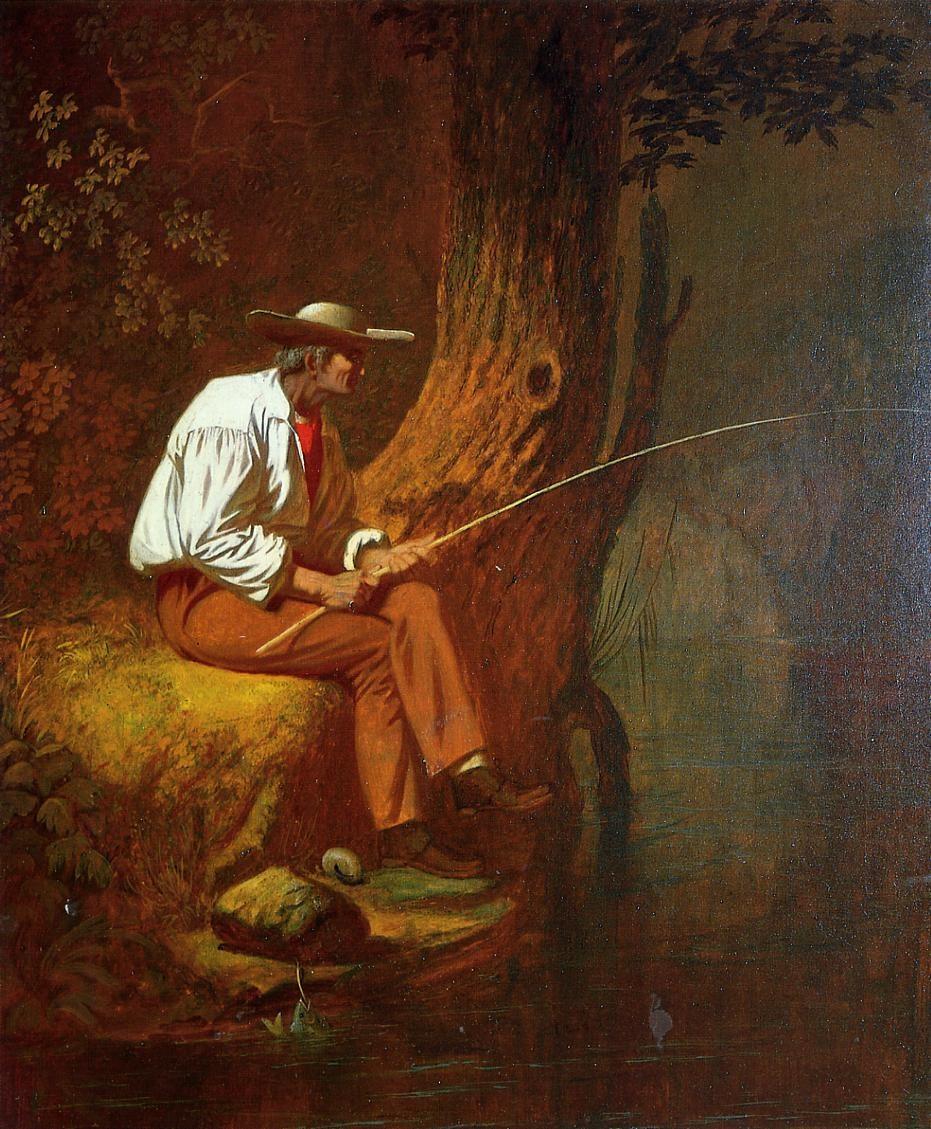 931x1129 Mississippi Fisherman - Fisherman Painting