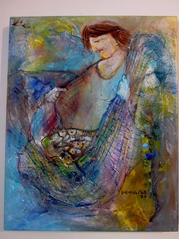 570x761 I Will Make You Fishers Of Men Painting By Deborahnell On Etsy - Fishers Of Men Painting
