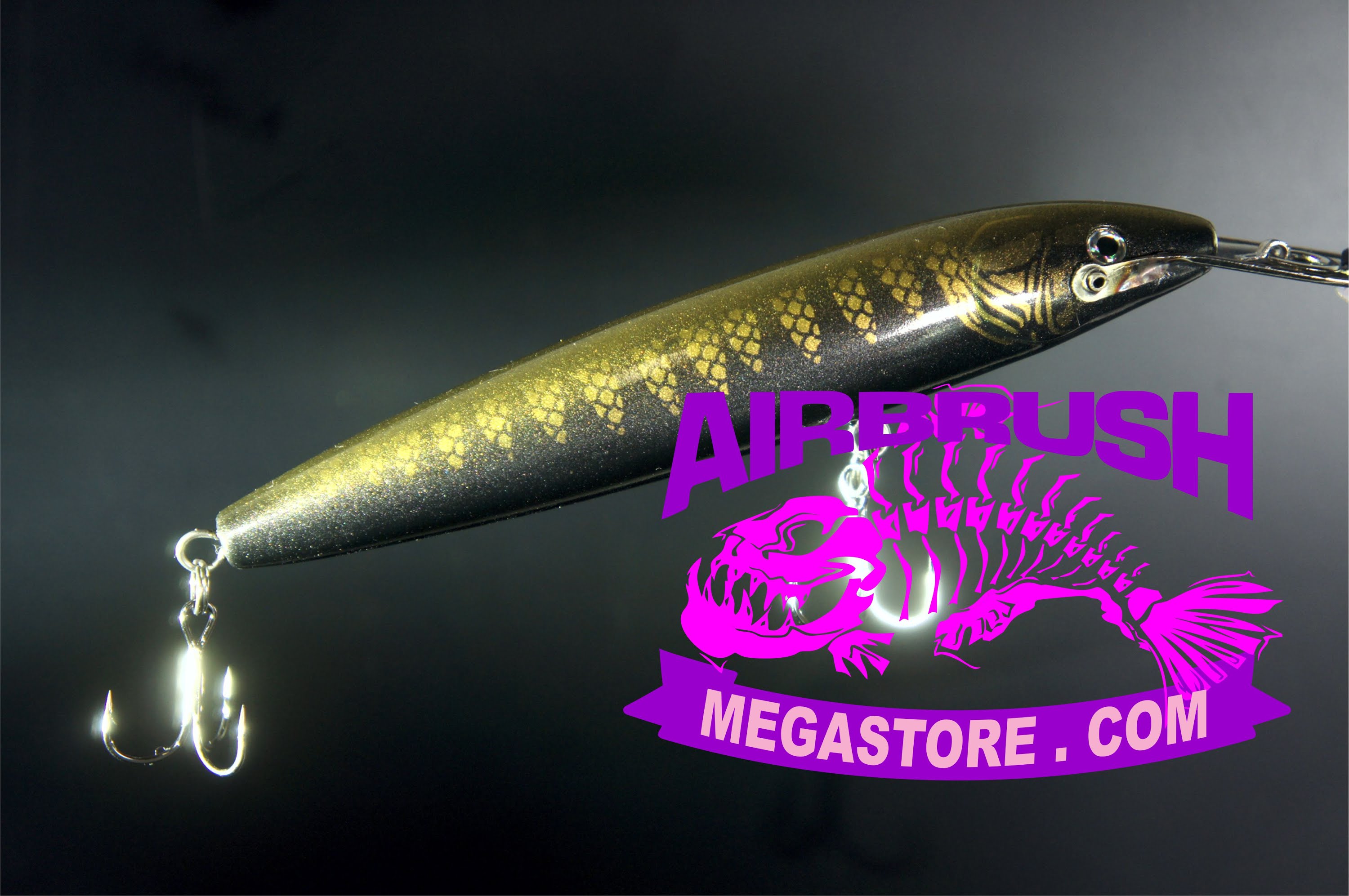 3000x1993 Painting Fishing Lures 6002 Barra Beware - Fishing Lure Painting