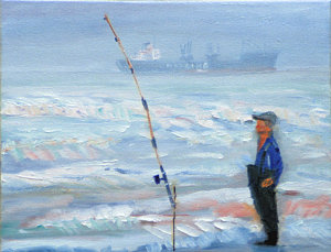 300x229 Fishing Pole Paintings - Fishing Pole Painting