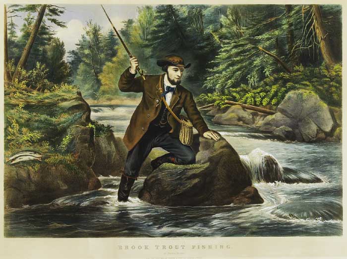 700x522 For The Love Of History Fishing For History Or Trying My Hand - Fishing Pole Painting