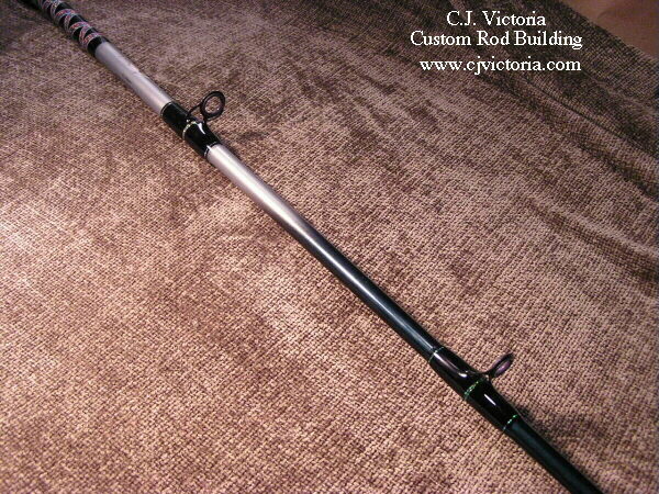 600x450 Four Color Graident Painted Blank - Fishing Rod Painting