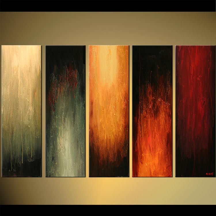 750x750 Painting - Five Painting