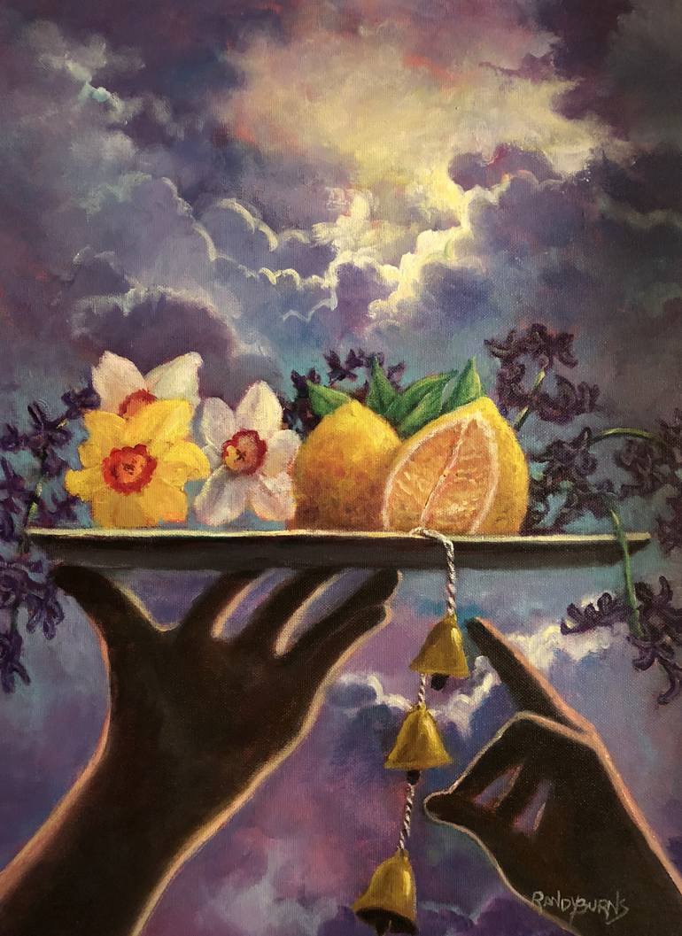 770x1057 Saatchi Art The Five Senses Painting By Randy Burns - Five Painting