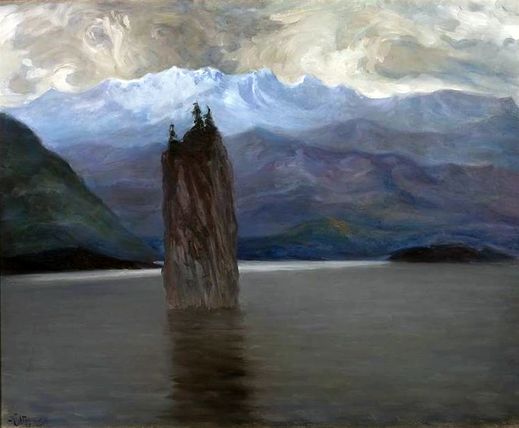 750x618 Filestabrowski Norwegian Fjord.jpg - Fjord Painting
