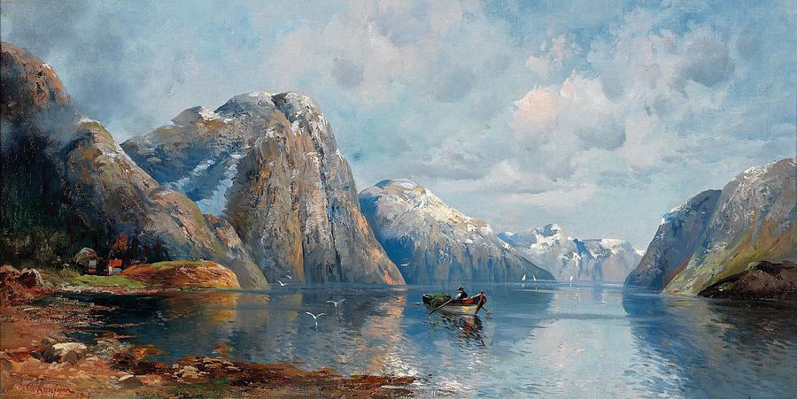 Fjord Painting at PaintingValley.com | Explore collection of Fjord Painting