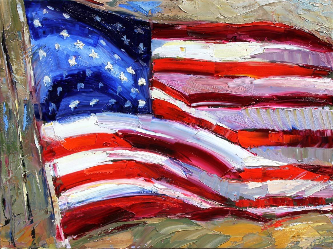 1165x870 Us Flag Painting Pictures, Photos, And Images For Facebook, Tumblr - Flag Painting