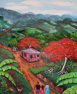 246x300 Flamboyan Paintings Fine Art America - Flamboyan Painting