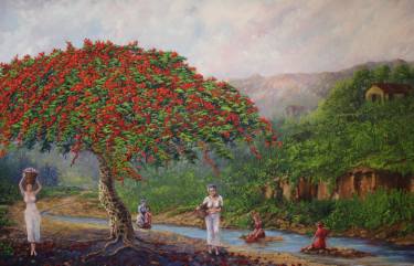 375x241 Flamboyant Tree Paintings For Sale Saatchi Art - Flamboyant Tree Painting