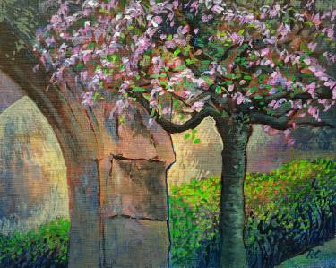 375x299 Saatchi Art Flamboyant Tree Painting By Paul Cieniuch - Flamboyant Tree Painting