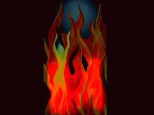 300x225 Learn Ever Burning Illuminated Flame Painting Tutorial Adafruit - Flame Painting