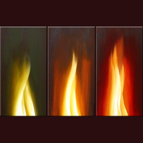 500x500 Painting - Flame Painting