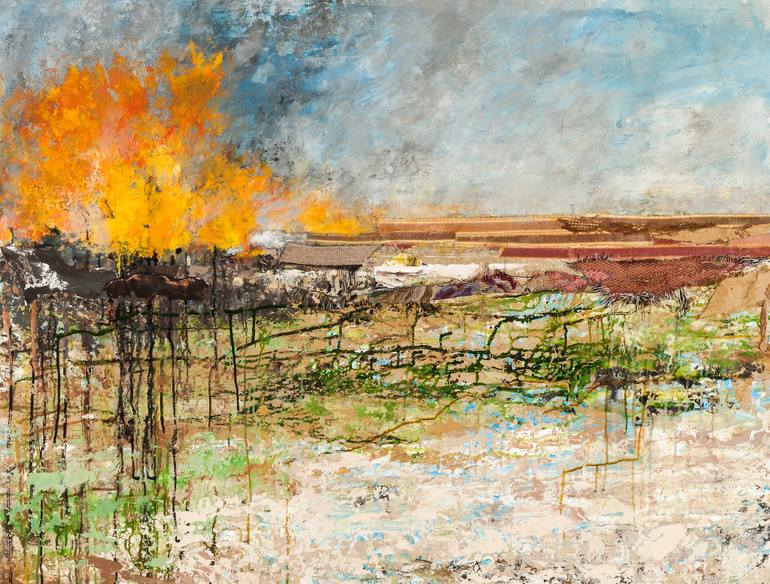 770x584 Saatchi Art Flame Painting By Brenda Cirioni - Flame Painting