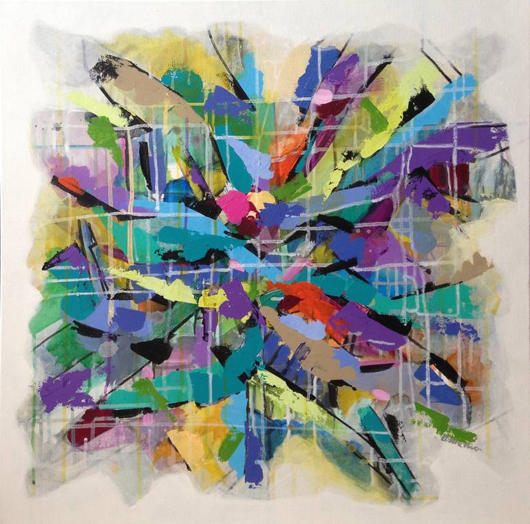 770x762 Saatchi Art Internal Flame Painting By Anne Oliver - Flame Painting