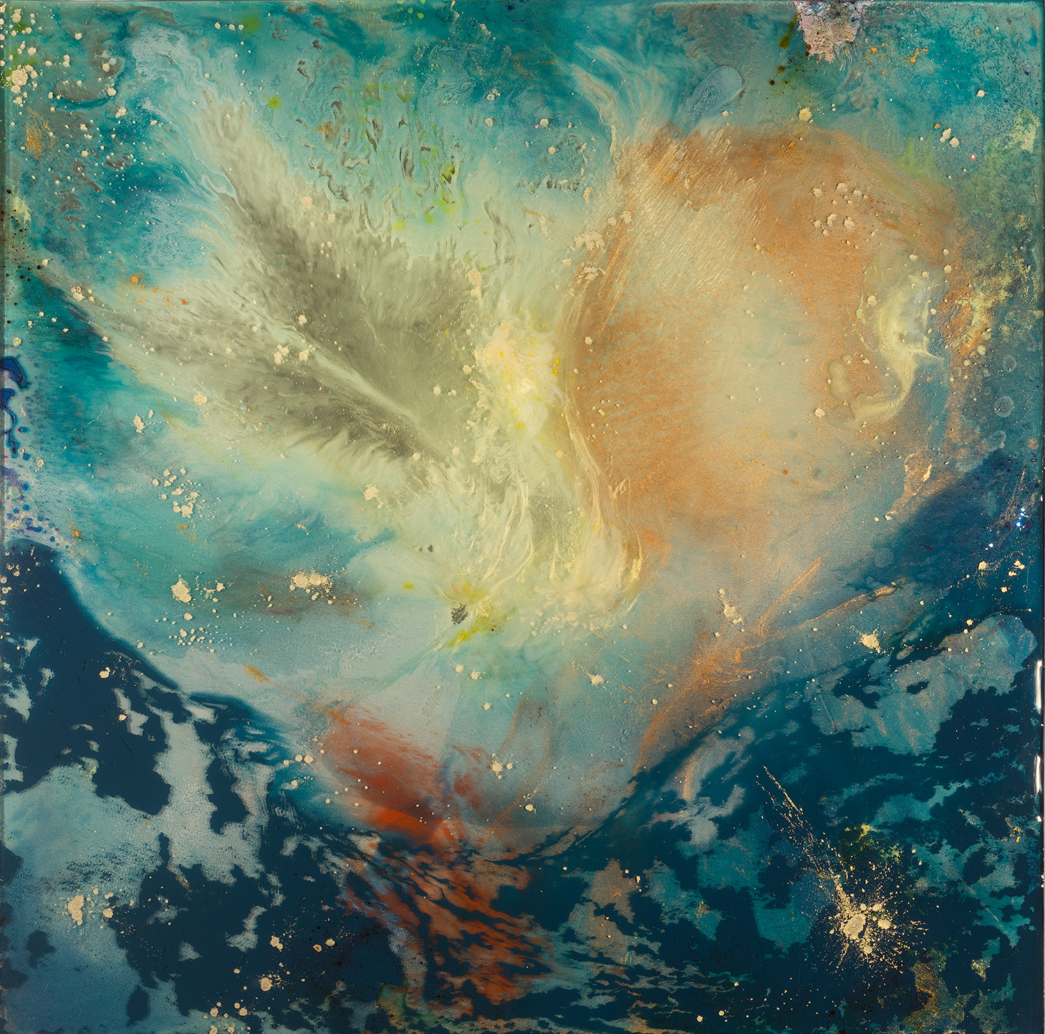 1500x1485 Twin Flame Jessica Dunegan - Flame Painting