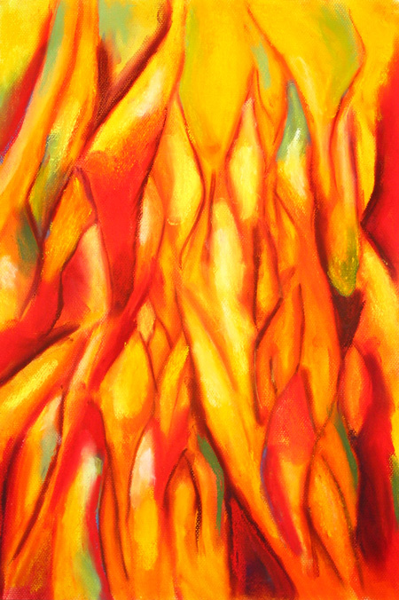 450x676 Horace Holtman Painting Flames On The Ssr - Flame Painting