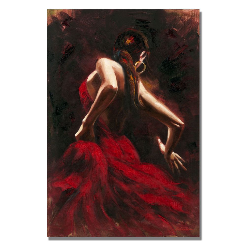 1000x1000 Antonio - Flamenco Dancer Canvas Painting