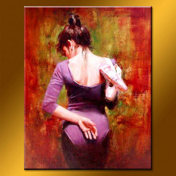 350x350 Wholesale Handmade Flamenco Dancer Oil Painting - Flamenco Dancer Oil Painting