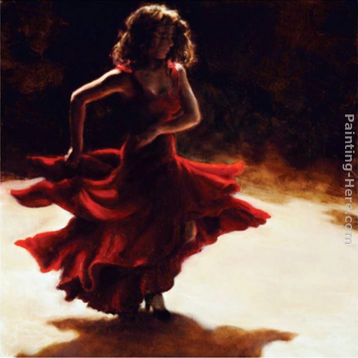 720x720 Flamenco Dancer Spirit Of Flamenco Painting Anysize 50% Off - Flamenco Dancer Painting