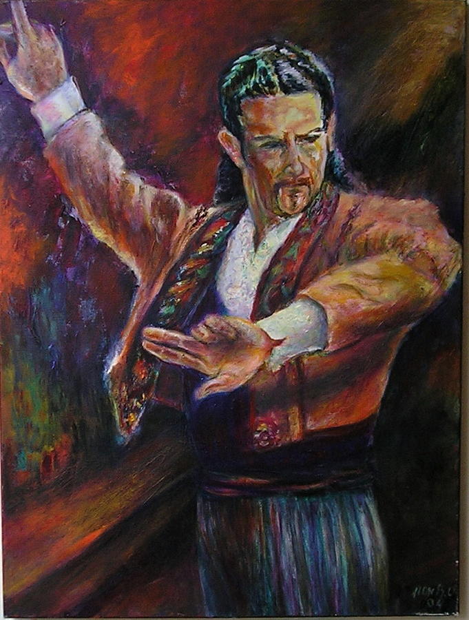 681x900 Flamenco Dancer Xx Painting By Sylva Zalmanson - Flamenco Dancer Painting