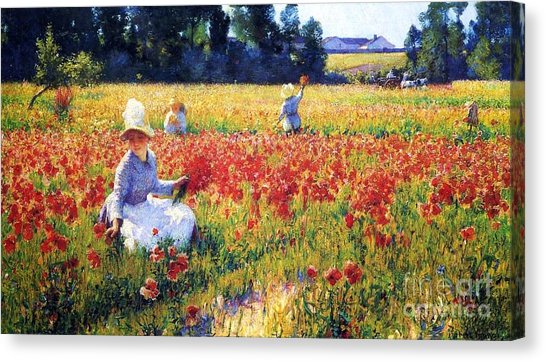 546x362 Flanders Fields Where Soldiers Sleep And Poppies Grow Painting By - Flanders Field Painting