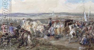 400x216 The Court Of Louis Xiv In Flanders Eugene Louis Lami Reproduction - Flanders Painting