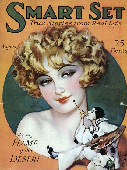 417x560 Flapper Girl Painted By Pierrot Smart Set Magazine Cover Smart - Flapper Girl Painting