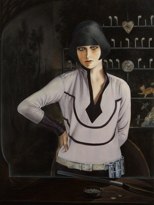 500x667 1920s And 30s Aesthetic Painting By Jared Joslin - Flapper Girl Painting
