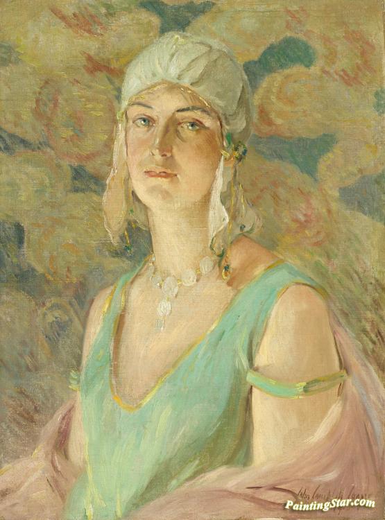 555x750 The Flapper Girl Artwork By Colin Campbell Cooper Oil Painting - Flapper Girl Painting