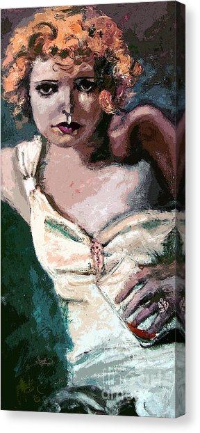 288x622 Clara Bow Silent Movies Flapper Girl Painting By Ginette Callaway - Flapper Girl Painting