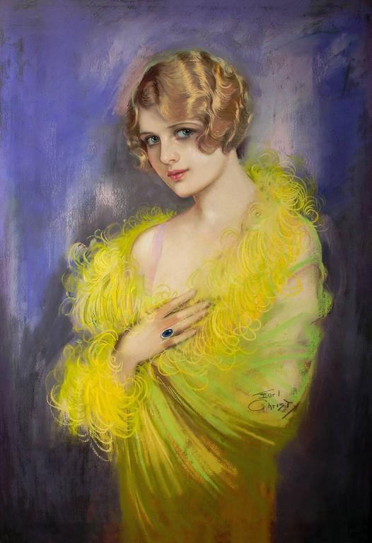 526x768 Earl Christy - Flapper Painting