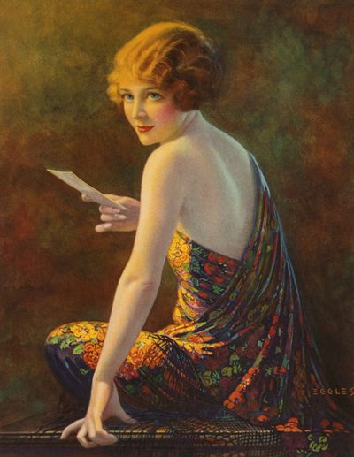 400x517 Edward Eggleston The Art Of Edward Eggleston - Flapper Painting