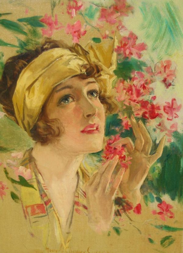 600x829 Howard Chandler Christy - Flapper Painting