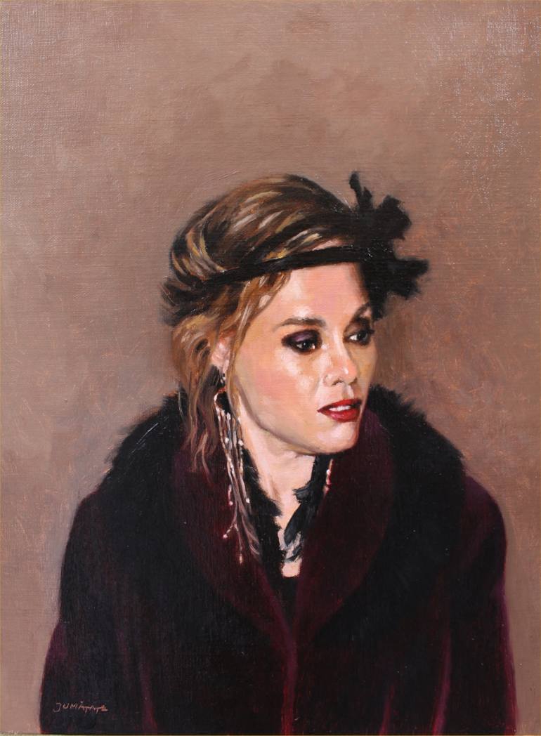 770x1048 Saatchi Art Her Majesty The Flapper Painting By Mircea Jumatate - Flapper Painting