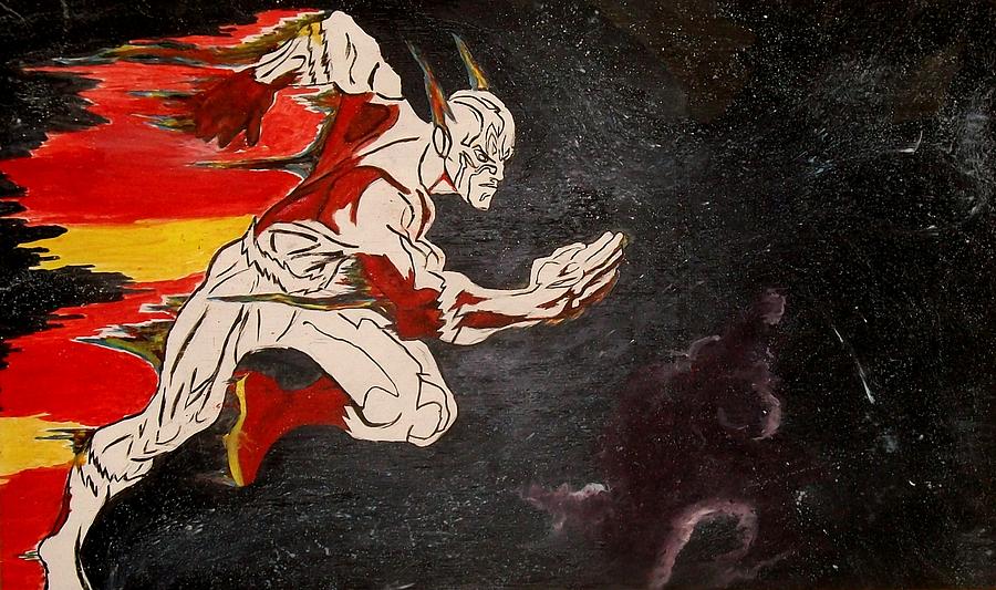 900x533 The Flash Painting By Samuel Carter - Flash Painting