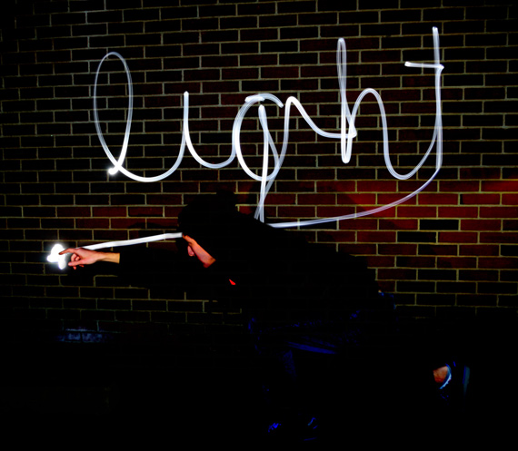 570x497 Light Painting Photography Techniques 7 Useful Tips The Dream - Flashlight Painting