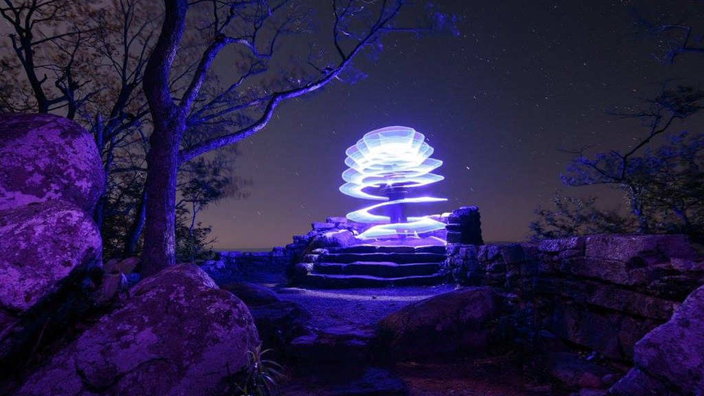 1024x576 Light Painting Tutorial, How To Light Paint A Spiral Light - Flashlight Painting