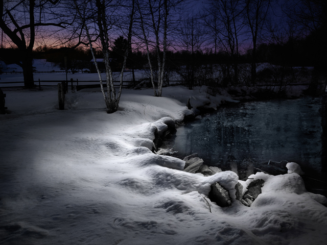 640x480 Night Surreal Landscapes Lit With An Led Flashlight By Harold - Flashlight Painting